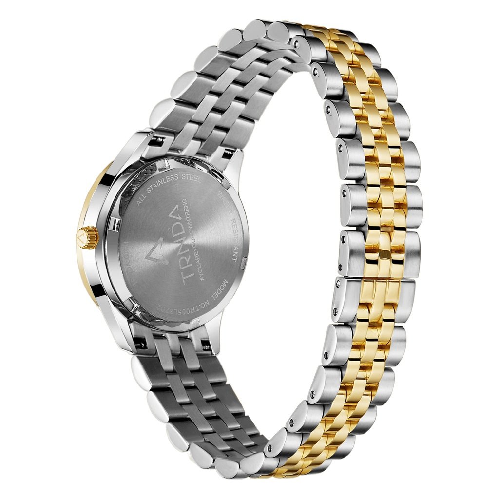 Trnda Women's Stainless Steel Watch, Gold Dial | Tr32ssg